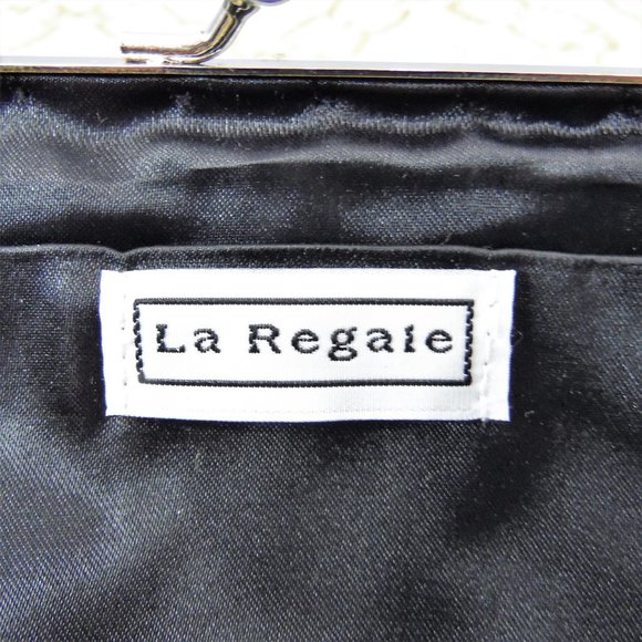 La Regale Black Beaded Evening Purse - Picture 7 of 8